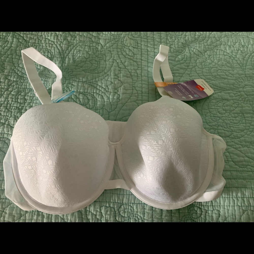 Hanes Women's Ultimate Breathable Comfort Underwire Bra DHHU36 - 38DD